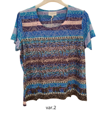 TSHIRT DONNA M/M 7033ROSE 23279 Tellini S.R.L. Velkoobchodní oblečení