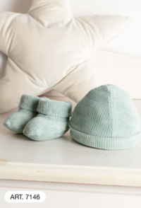 CAPPELINO+SCARPETTE NEONATO 7146 Tellini S.r.l. Wholesale Clothing