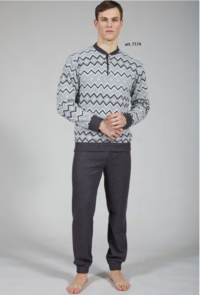 MEN'S SERAFINO PAJAMAS M/L 7174 Tellini S.r.l. Wholesale Clothing