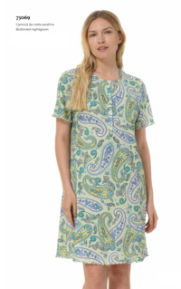 CAMICIA NOTTE SERAFINO DONNA M/M LQ175069 Tellini S.r.l. Ingrosso Abbigliamento
