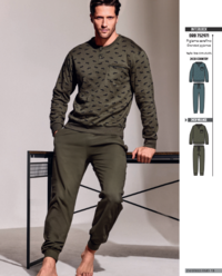 PIGIAMA SERAFINO UOMO M/L 752971 Tellini S.r.l. Ingrosso Abbigliamento