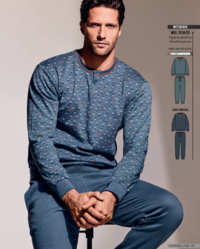 PIGIAMA SERAFINO UOMO M/L 753633 Tellini S.r.l. Ingrosso Abbigliamento