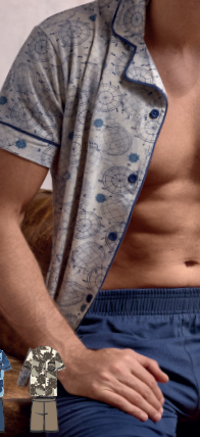 MEN'S SERAFINO PAJAMAS S/M 754046 Tellini S.r.l. Wholesale Clothing