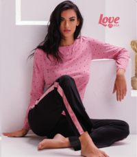 PIGIAMA DONNA M/L 76599 Tellini S.r.l. Ingrosso Abbigliamento