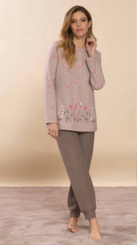 PIGIAMA DONNA M/L LP277863 Tellini S.r.l. Ingrosso Abbigliamento