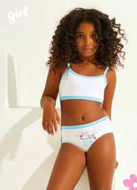 GIRLS' UNDERWEAR SET 825 Tellini S.r.l. Wholesale Clothing