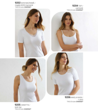 WOMEN'S TANK TOP S/L 9201 LACE Tellini S.r.l. Wholesale Clothing