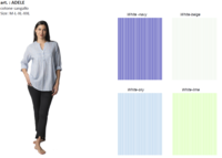 WOMEN'S BLOUSE 3/4M ADELE Tellini S.r.l. Wholesale Clothing