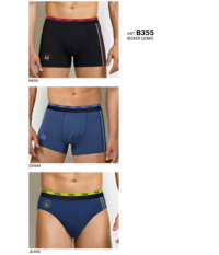 TRIS BOXER UOMO B355 Tellini S.r.l. Ingrosso Abbigliamento