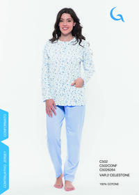 ŽENSKA OTVORENA PIDŽAMA M/L C502/CB580081 Tellini S.R.L. Veleprodajna odjeća