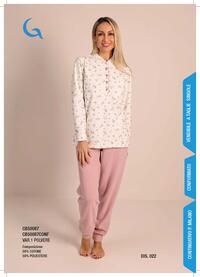PIGIAMA DONNA M/L C571/CB50087 Tellini S.R.L. Velkoobchodní oblečení