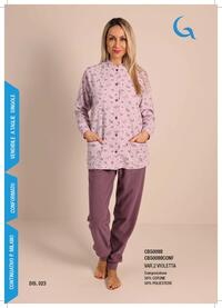PIGIAMA DONNA M/L C572/CB50088 Tellini S.R.L. Velkoobchodní oblečení