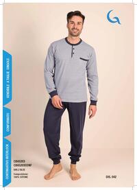 PIGIAMA UOMO M/L C650 CB65203 Tellini S.r.l. Wholesale Clothing