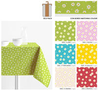 STAIN-RESISTANT TABLECLOTH 12P SPRITZ DAISY 140X230 Tellini S.r.l. Wholesale Clothing