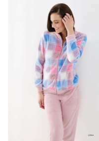 PIGIAMA APERTO DONNA M/L EA6015 Tellini S.r.l. Ingrosso Abbigliamento