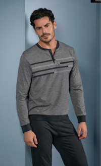 MEN'S PAJAMAS S/L EP1131 Tellini S.r.l. Wholesale Clothing