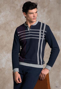 PIGIAMA UOMO M/L EP2184 Tellini S.r.l. Ingrosso Abbigliamento