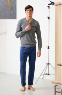 PIGIAMA UOMO M/L EP2188 Tellini S.r.l. Wholesale Clothing