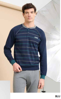PIGIAMA UOMO M/L EP2191 Tellini S.R.L. Χονδρική ενδυμασία