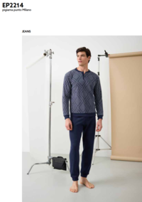 MEN'S PAJAMAS M/L EP2214 Tellini S.r.l. Wholesale Clothing