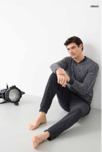 MEN'S PAJAMAS M/L EP2214 Tellini S.r.l. Wholesale Clothing