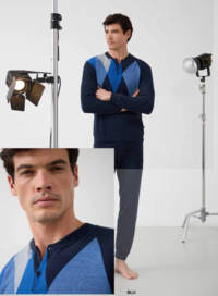MEN'S PAJAMAS M/L EP2215 Tellini S.r.l. Wholesale Clothing