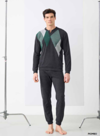 MEN'S PAJAMAS M/L EP2215 Tellini S.r.l. Wholesale Clothing