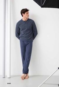 MEN'S PAJAMAS M/L EP2216 Tellini S.r.l. Wholesale Clothing