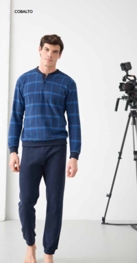 MEN'S PAJAMAS M/L EP2220 Tellini S.r.l. Wholesale Clothing