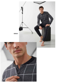 MEN'S PAJAMAS M/L EP2220 Tellini S.r.l. Wholesale Clothing