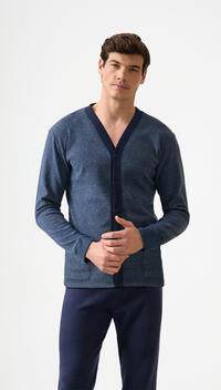 MEN'S OPEN PAJAMAS M/L EP2229 Tellini S.r.l. Wholesale Clothing