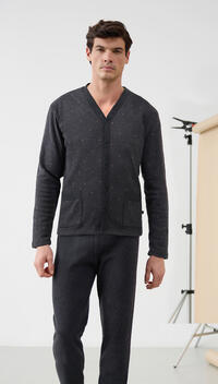MEN'S OPEN PAJAMAS M/L EP2229 Tellini S.r.l. Wholesale Clothing