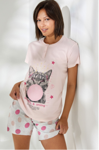 PIGIAMA DONNA M/M EP5213 Tellini S.r.l. Ingrosso Abbigliamento