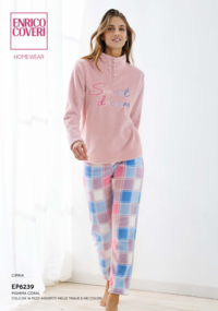 PIGIAMA DONNA M/L EP6239 Tellini S.r.l. Ingrosso Abbigliamento