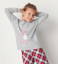 PIGIAMA BAMBINO/BAMBINA M/L EPB04 NATALE Tellini S.r.l. Ingrosso Abbigliamento