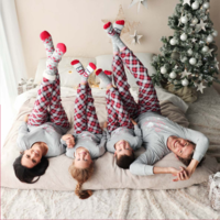PIGIAMA BAMBINO/BAMBINA M/L EPB04 NATALE Tellini S.r.l. Ingrosso Abbigliamento