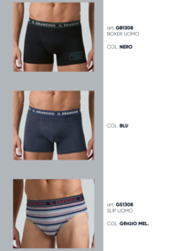 TRIS SLIP UOMO GS1308 Tellini S.r.l. Ingrosso Abbigliamento