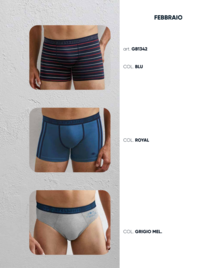 TRIS MEN'S BOXER GB1342 Tellini S.r.l. Wholesale Clothing