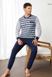 MUŠKA PIDŽAMA M/L GP1142 Tellini S.R.L. Veleprodajna odjeća