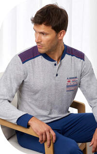 MUŠKA PIDŽAMA M/L GP1144 Tellini S.R.L. Veleprodajna odjeća