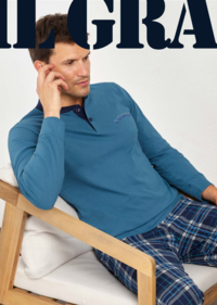 MEN'S PAJAMAS M/L GP1145 Tellini S.r.l. Wholesale Clothing