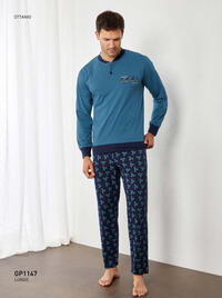 MUŠKA PIDŽAMA M/L GP1147 Tellini S.R.L. Veleprodajna odjeća