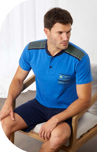 MEN'S PAJAMAS M/S GP1158 Tellini S.r.l. Wholesale Clothing