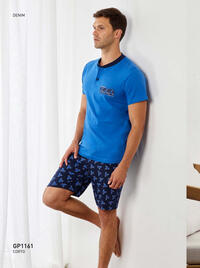MEN'S PAJAMAS S/S GP1161 Tellini S.r.l. Wholesale Clothing