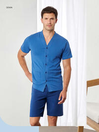 MEN'S OPEN PAJAMAS M/S GP1163A Tellini S.r.l. Wholesale Clothing