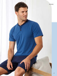 MEN'S PAJAMAS S/S GP1163 Tellini S.r.l. Wholesale Clothing