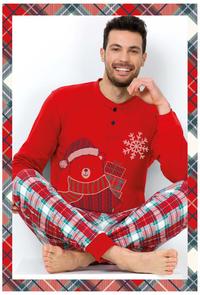 PIGIAMA UOMO M/L GP2042 NATALE Tellini S.r.l. Ingrosso Abbigliamento