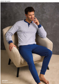 PIGIAMA UOMO M/L GP2091 Tellini S.r.l. Wholesale Clothing