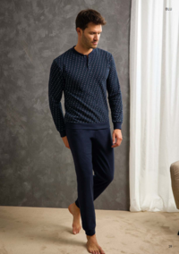 MEN'S PAJAMAS M/L GP2102 Tellini S.r.l. Wholesale Clothing