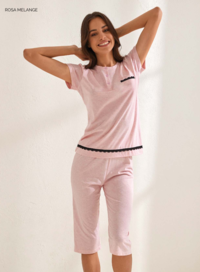 PIGIAMA PINOCCHIETTO DONNA M/M GP5105 Tellini S.r.l. Ingrosso Abbigliamento